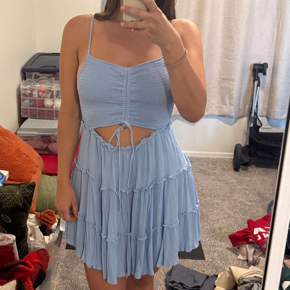 Light Blue Sleeveless Dress